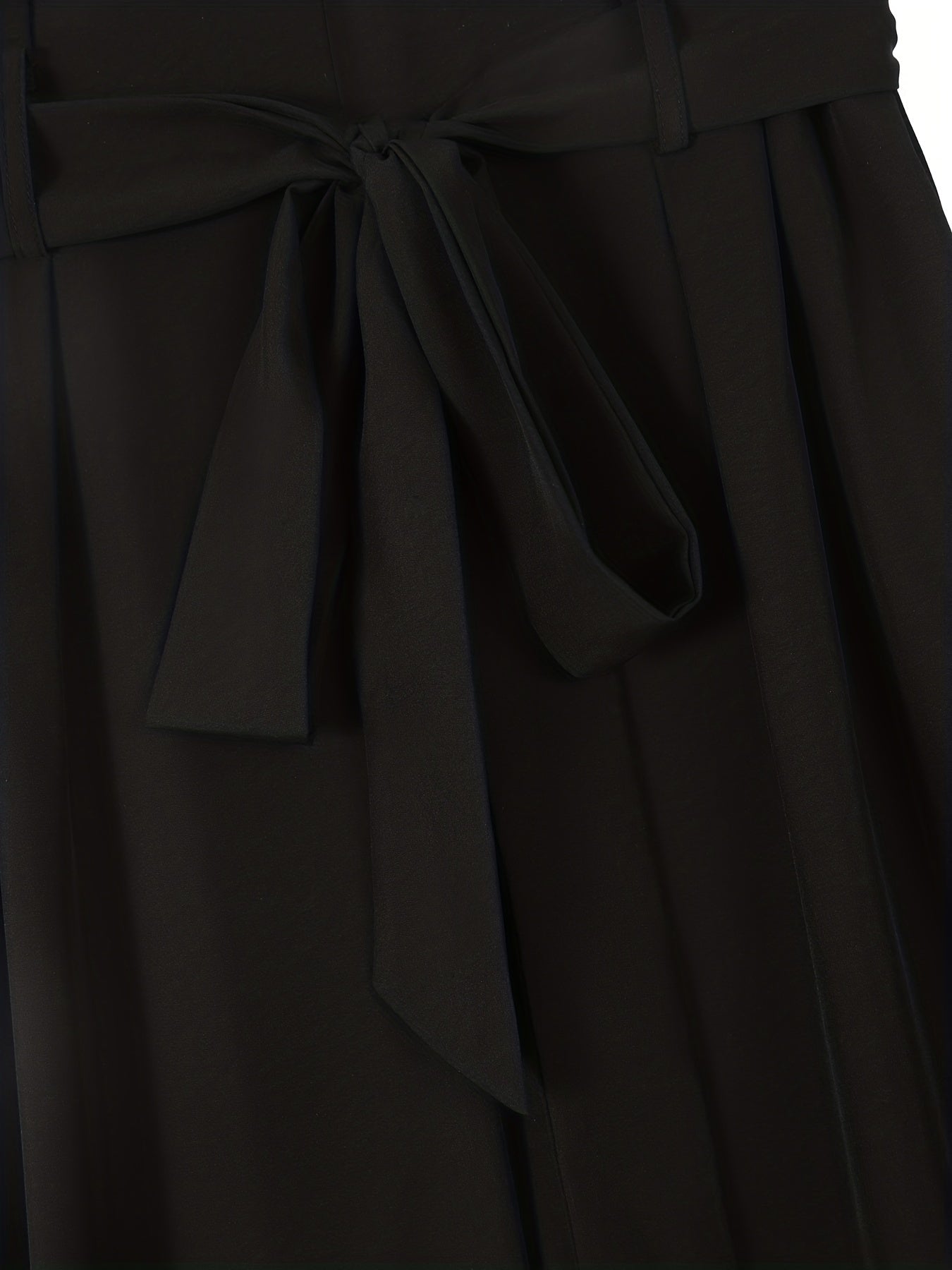  Women's High Rise Wide Leg Trousers With Belt