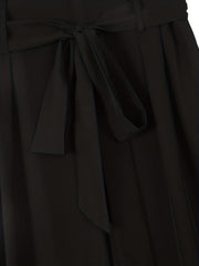 Women's High Rise Wide Leg Trousers With Belt
