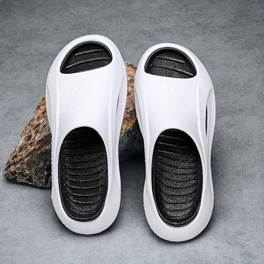 Men's Cloud Slides Post Run Recovery Slides Non Slip Slippers