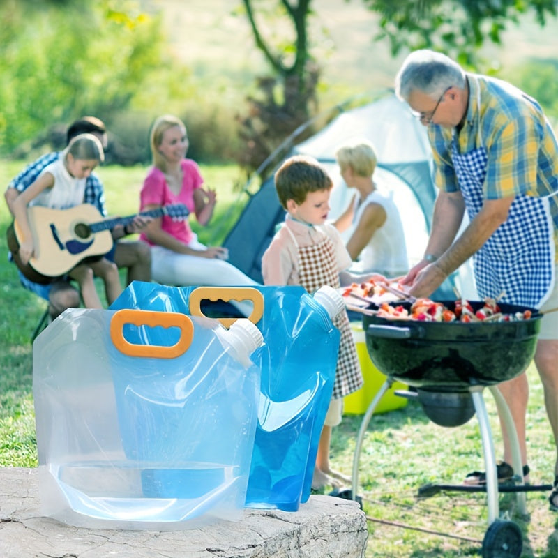Portable Collapsible Water Bag 5L 10L Capacity Lightweight Durable