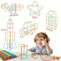 Straw Constructor Building Toys for Kids Boys and Girls Gift