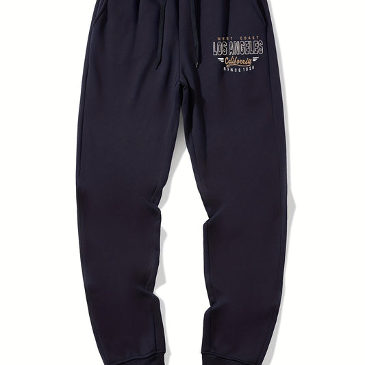 LA California Casual Graphic Joggers Men's Sweatpants