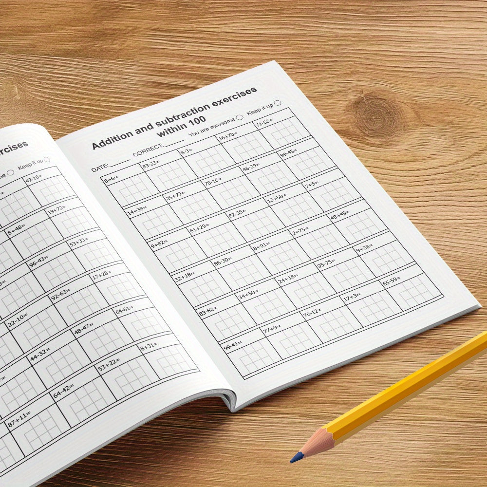 Addition & Subtraction Workbook: School & Home Learning