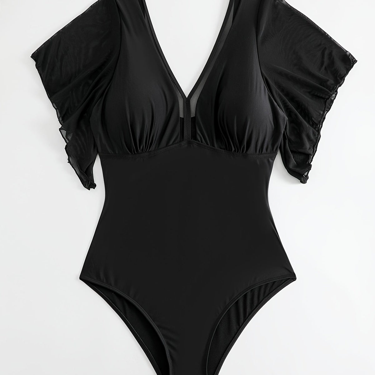  Swimsuit Women's Butterfly V-Neck One Piece Bathing Suit