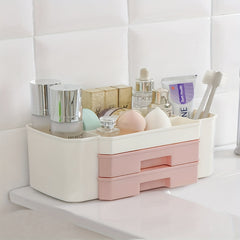 Large Capacity Makeup Organizer with Drawers for Vanity Bathroom