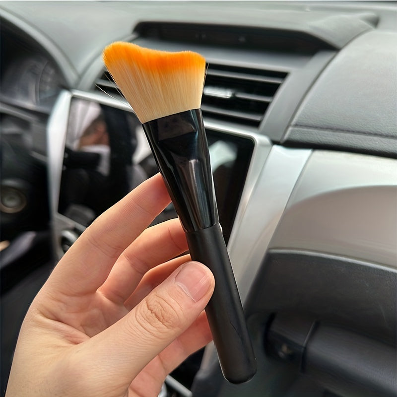 Car Interior Cleaning Brush Dust Removal Nail Art Brush Soft Bristles Brush