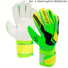 Soccer Goalie Gloves Strong Grip Green