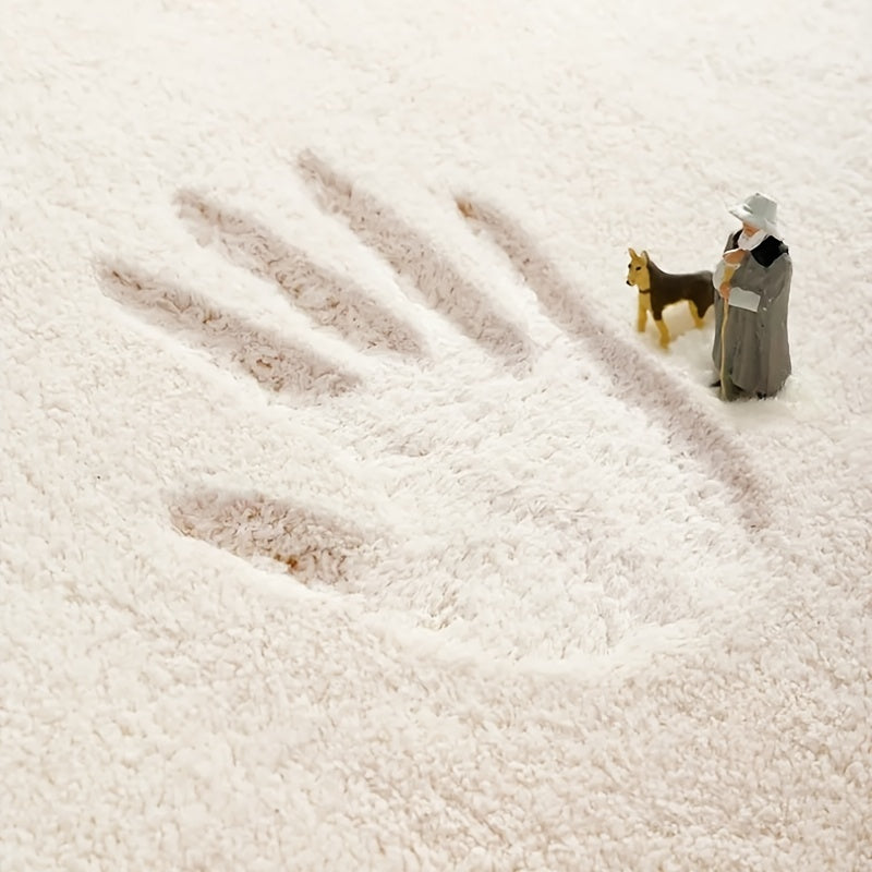 Soft Cashmere Round Floor Mat for Children's Room