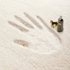 Soft Cashmere Round Floor Mat for Children's Room