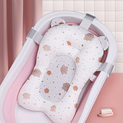 Cartoon Baby Shower Bath Tub Pad Non Slip Newborn Bathtub Mat