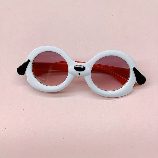 Cartoon Puppy Y2K Sunglasses for Kids