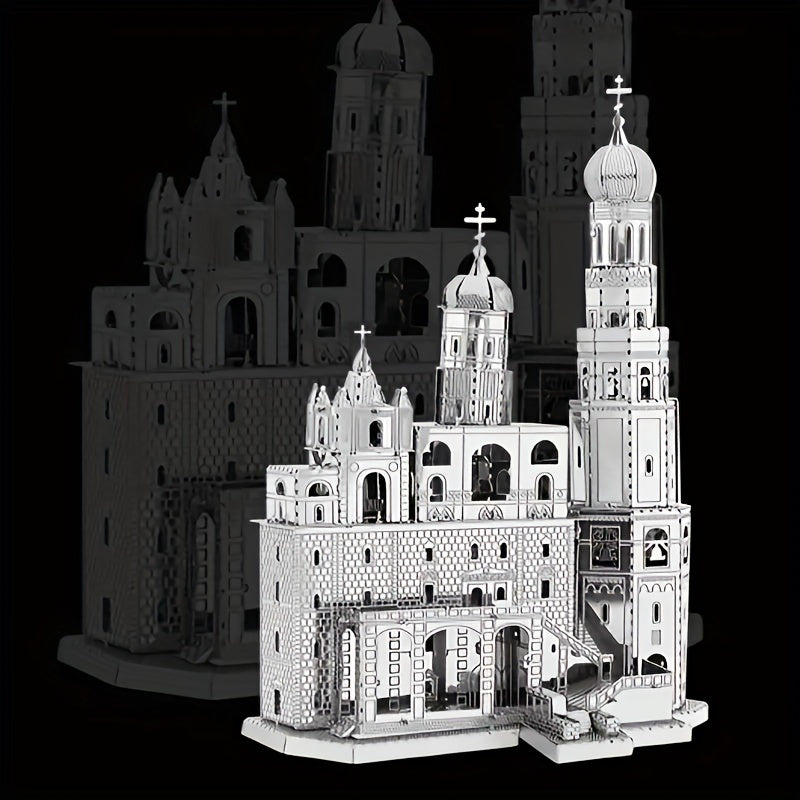 Ivan Cathedral 3D Puzzle Stainless Steel Model