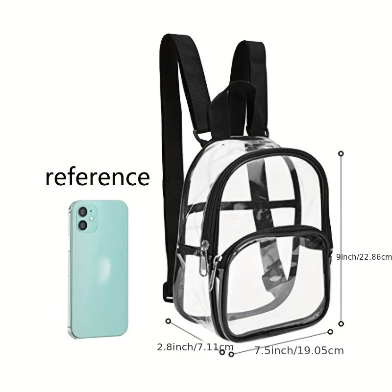 Transparent Outdoor Sports Backpack Mini Waterproof School Bag