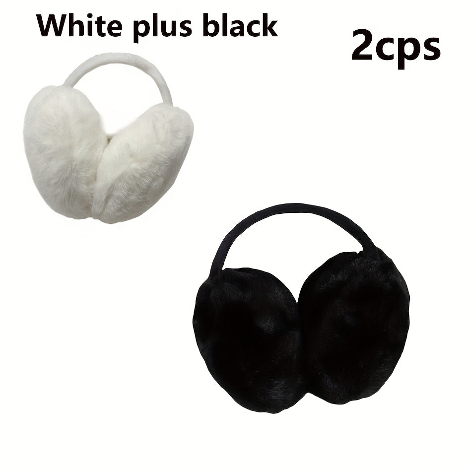 25th Anniversary Women's Plush Winter Earmuffs - Ideal for Students