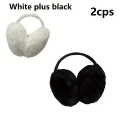 25th Anniversary Women's Plush Winter Earmuffs - Ideal for Students