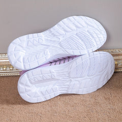 Solid Mesh Breathable Running Sports Shoes Lightweight Non slip Travel Shoes