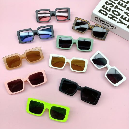 Kids Square Sunglasses UV 400 for Outdoor Photography