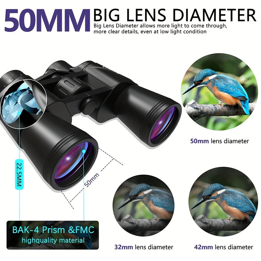 20x50 Binoculars For Adults Kids High Power Binoculars For Bird Watching Travel
