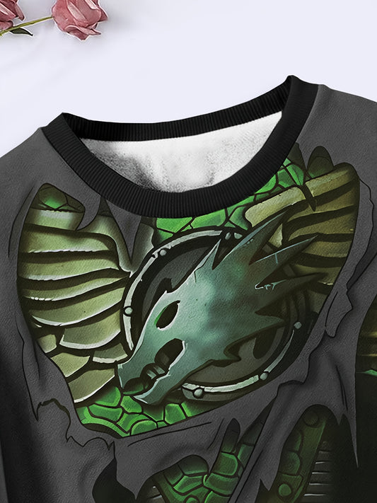 Dragon Stone Long Sleeve Sweatshirt for Kids