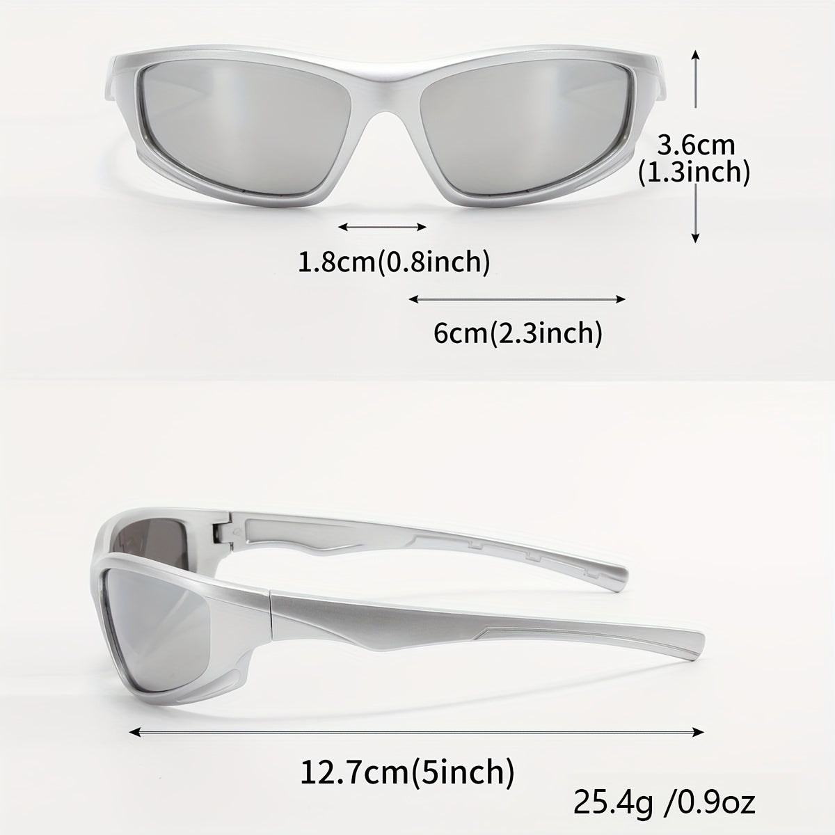 3 Pairs Men's Punk Sunglasses UV Protection