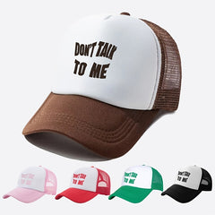 Unisex Mesh Baseball Cap Sun Screen Trucker Hat