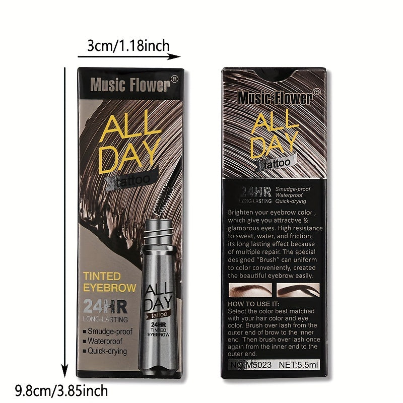 Waterproof Eyebrow Dye Cream - Long Lasting Smudge Proof Brow Tint