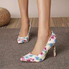 Women's Lightweight Stiletto Heels Suedette Dress Pumps