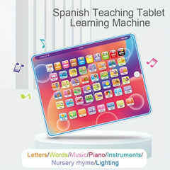 Ultra Thin Spanish Touch Screen Reading Machine Educational Toy