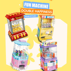 270pcs Candy Popcorn & Twist Egg Machine Building Blocks Toy