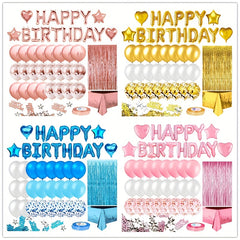 Colorful Birthday Party Decoration Kit