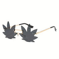 Irregular Flowers Shaped Gradient Lens Sunglasses