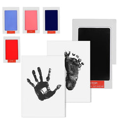Baby Footprint Handprint Ink Pad - Non-Toxic - Stain-Free