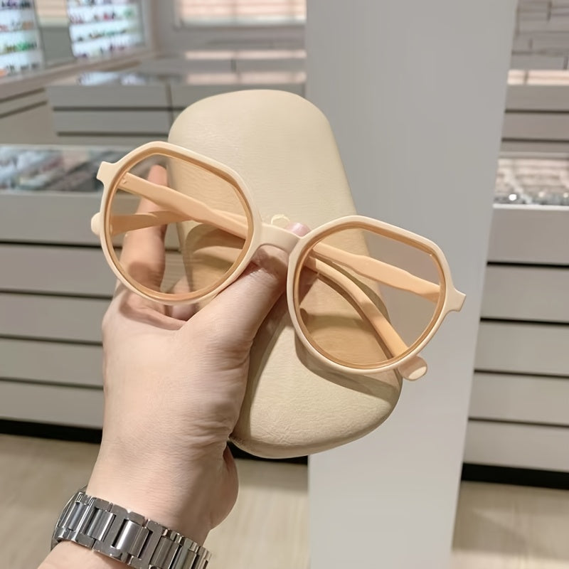 Vintage Round Thin Sunglasses Women Outdoor Shades Eyewear