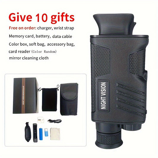 8X Monocular Night Vision Device Infrared Digital Full 300M Handheld