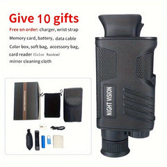 8X Monocular Night Vision Device Infrared Digital Full 300M Handheld