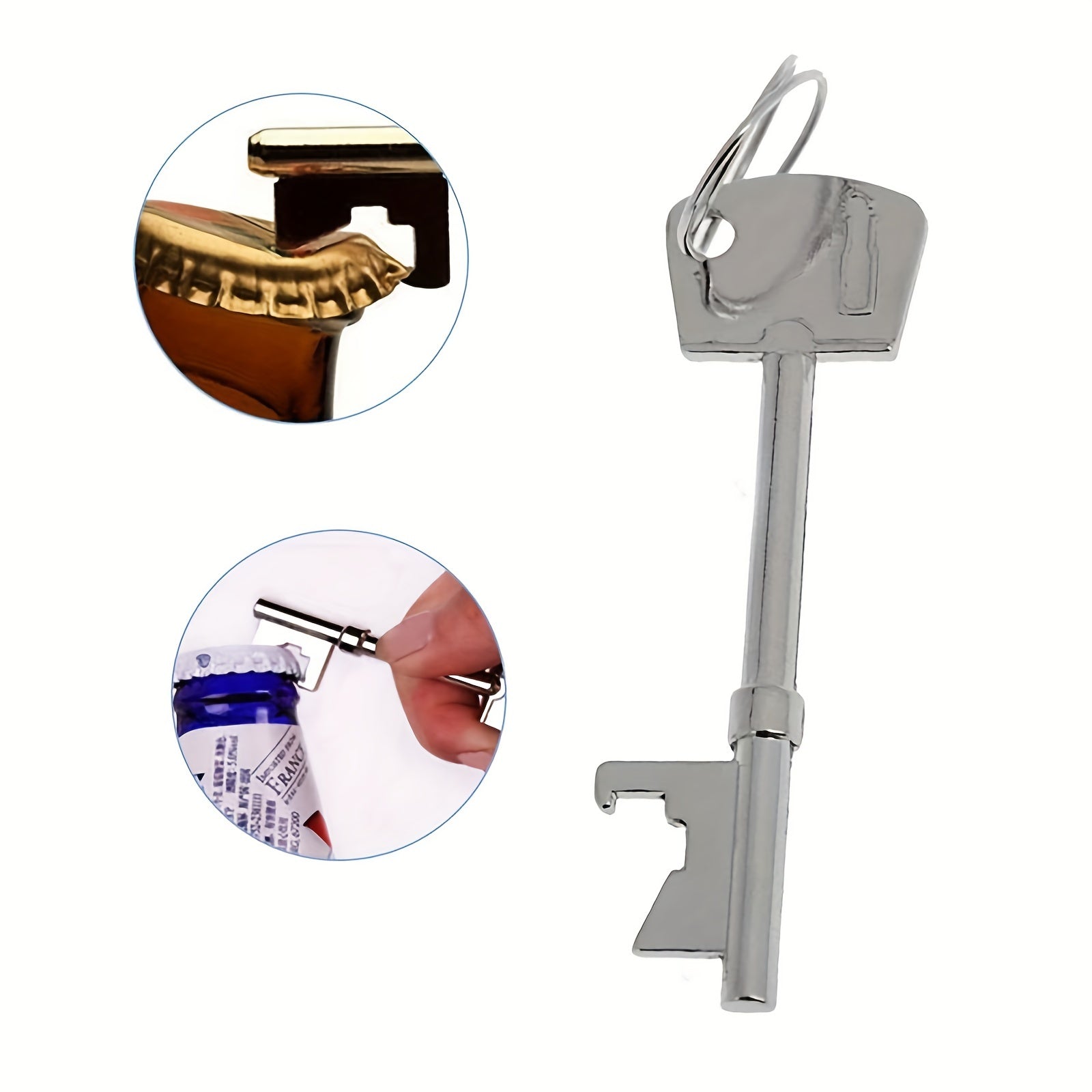Multi-functional Keychain Bottle Opener