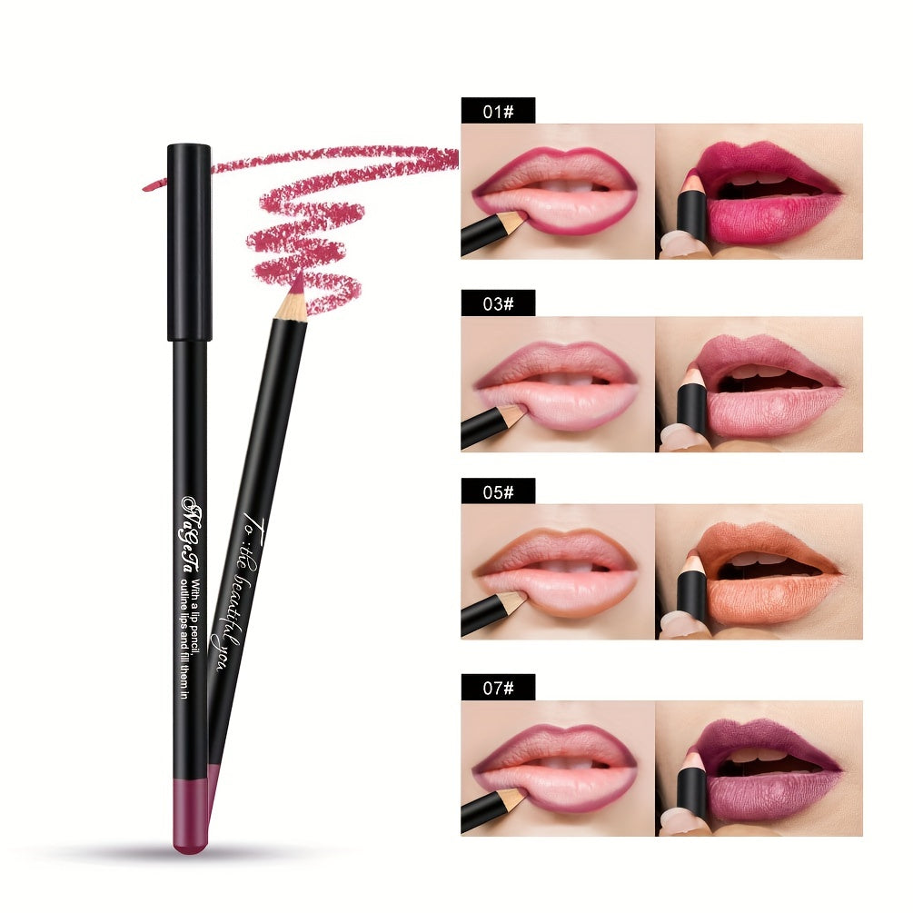 Matte Lip Liner Rich Rendering Waterproof Lip Gloss Pen