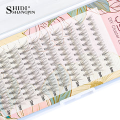 DIY Lash Extension Soft Clusters Wispy Lashes 100pcs C Curling 8-13mm