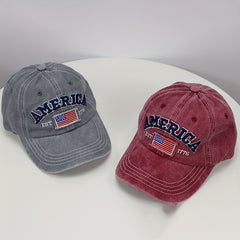 Men's Outdoor American Flag Vintage Baseball Cap