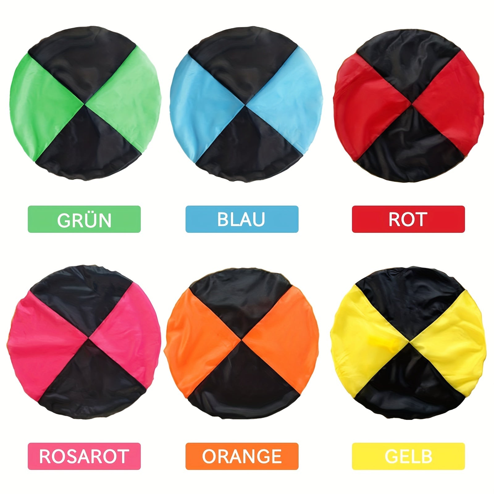 6pcs Parachute Toys Anti Tangle Throwing Parachute Toys