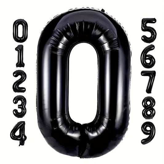 Large 101 6cm Number Balloons Set for Christmas Halloween