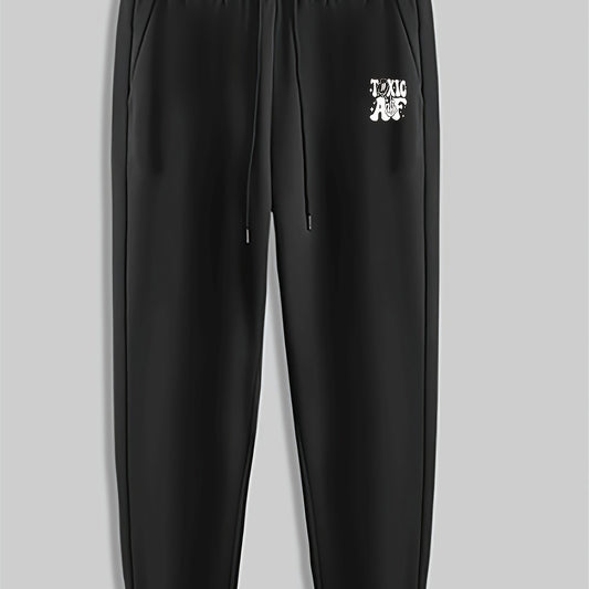 Men's Casual Drawstring Sweatpants Loose Trousers