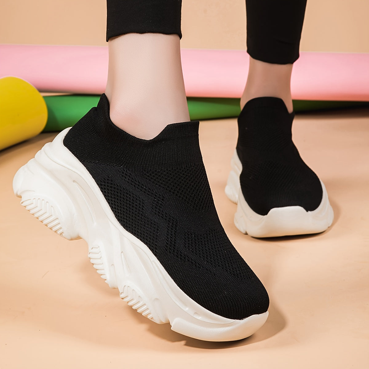 Autumn Thick Sole Heightening Shoes Casual Sports Shoes for Women