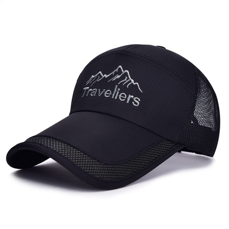 Men's Outdoor Sunshade Peaked Cap Quick Dry Baseball Cap