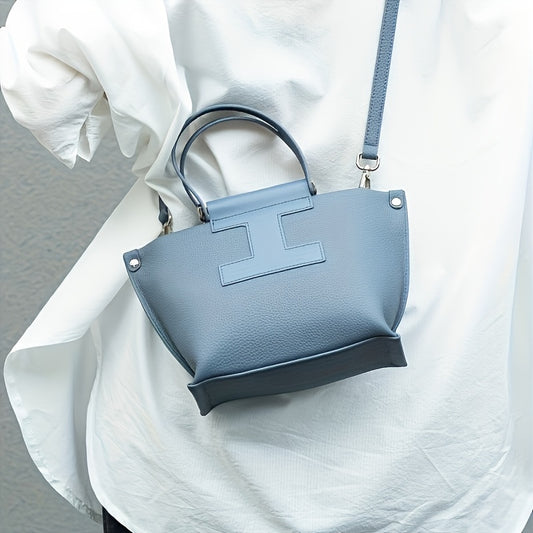 Women's Leather Handbag Large Capacity Convertible Crossbody Bag
