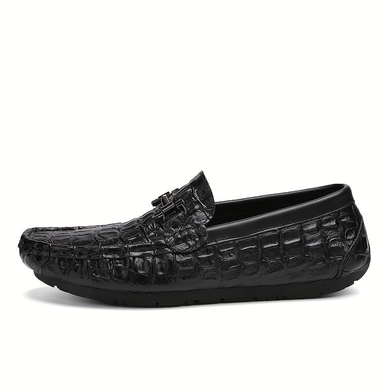 Women's Metal Buckle Flat Loafers Slip On Walking Shoes