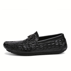 Women's Metal Buckle Flat Loafers Slip On Walking Shoes