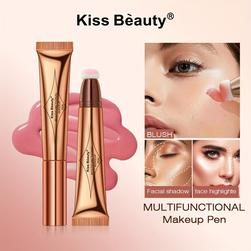 3-in-1 Makeup Pen: Glitter Contouring Highlight Blush & Moisturizing Cream