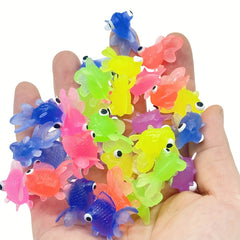 30pcs Colorful Godfish Toys for Water Play Party Favors Game Prizes