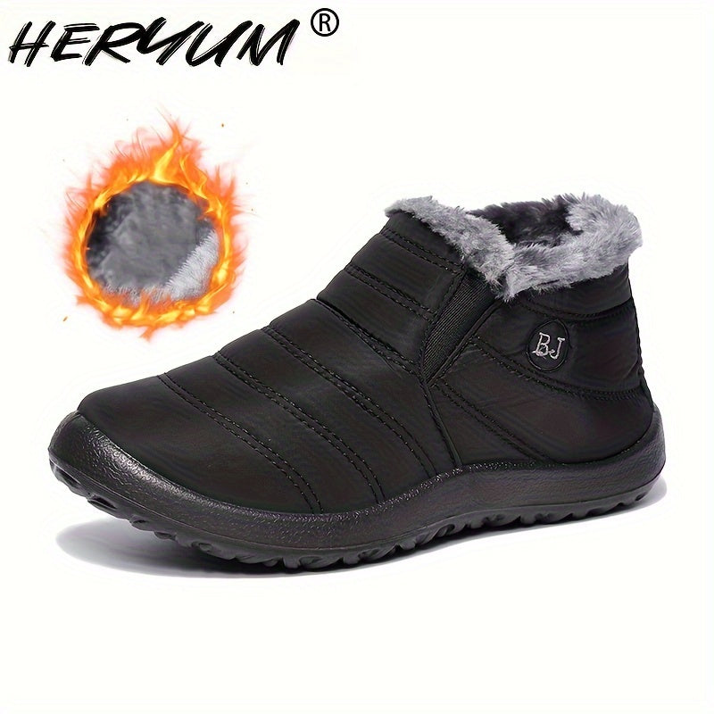 Women's Waterproof Winter Snow Boots with Plush Inner Lining